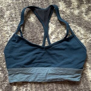 New Balance Women's Racerback Sports Bra - Blue small/medium